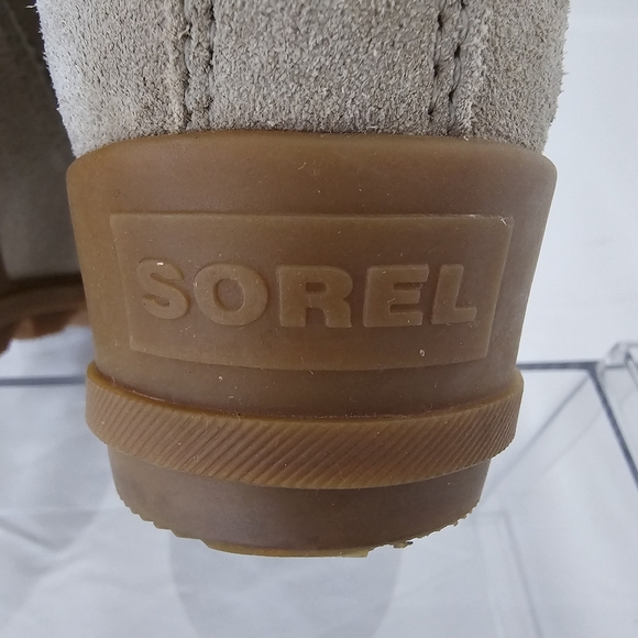 Sorel Evie Lace-Up Wedge Boots Women's Size 8 Waterproof Suede - Picture 6 of 13
